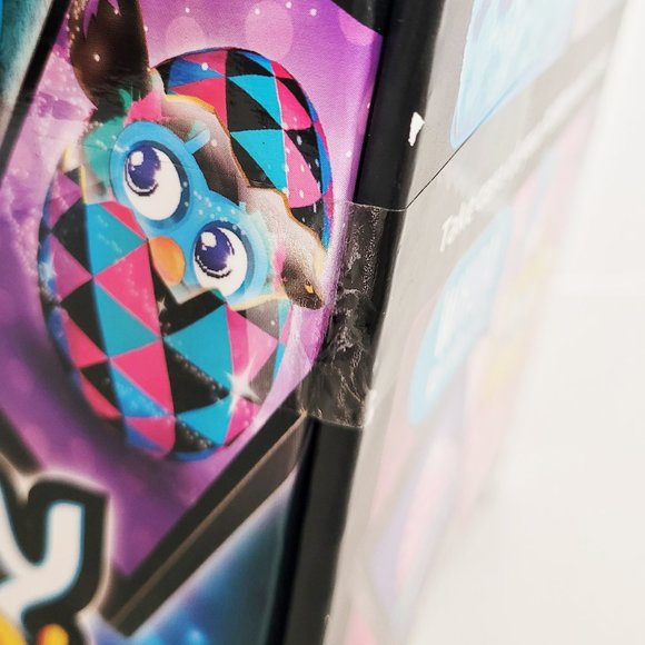 Hasbro Furby Boom 2013 Interactive Pink Blue Black Triangles - NIB - Picture 11 of 11